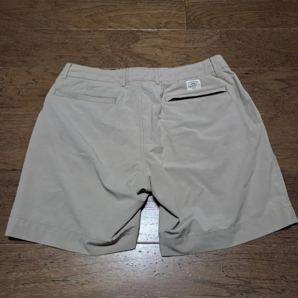 Faherty All Day Shorts Mens 33 Blue 7